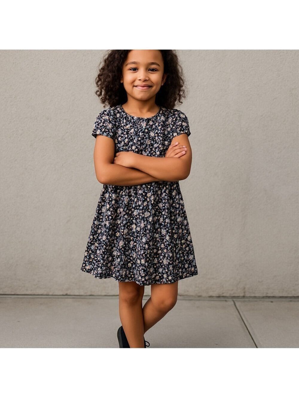 PICAPINO Dress Spring Flowers Fit and Flare Size 4